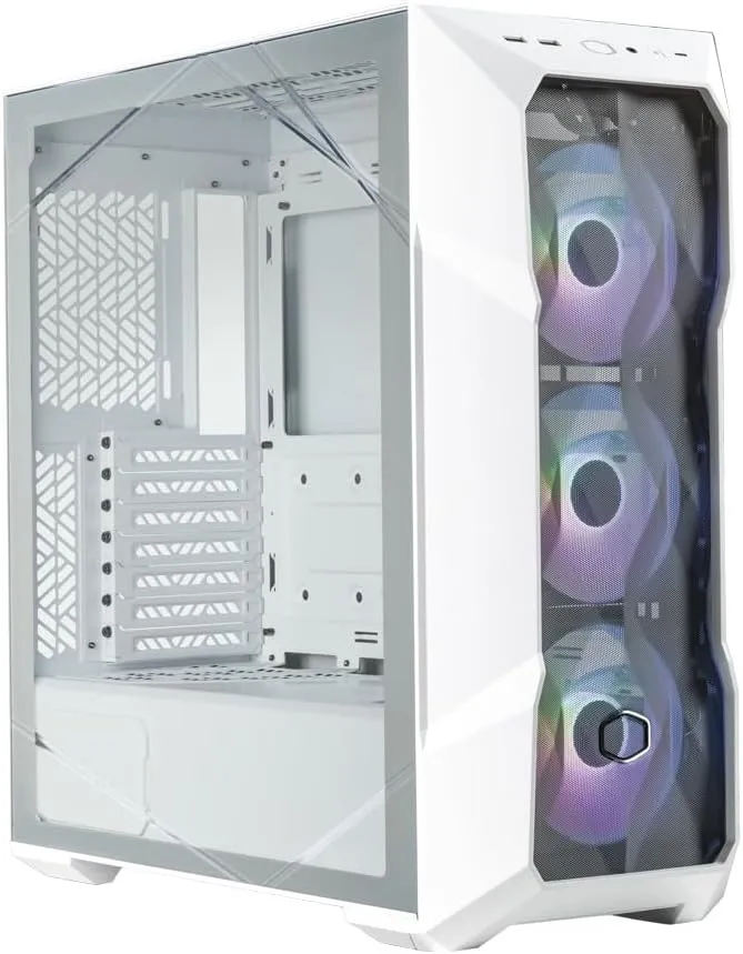 Cooler Master MasterBox TD500 V2 Mesh White 白色 ARGB Tempered Glass ATX Case TD500V2-WGNN-S00