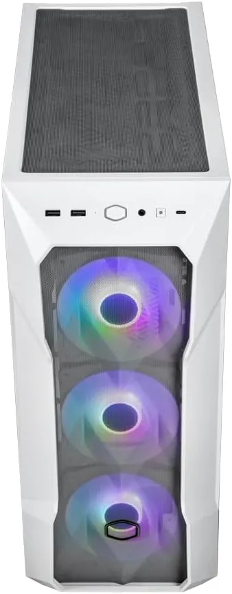 Cooler Master MasterBox TD500 V2 Mesh White 白色 ARGB Tempered Glass ATX Case TD500V2-WGNN-S00