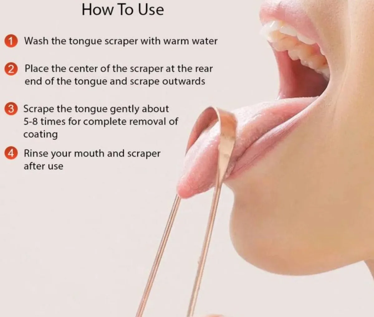 Copper Tongue Cleaner (Pack of 2)