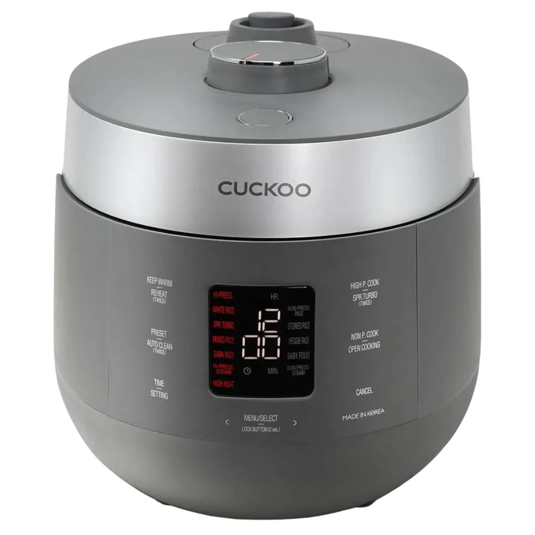 CUCKOO 10-Cup (Uncooked) & 20-Cup (Cooked) Twin Pressure Rice Cooker