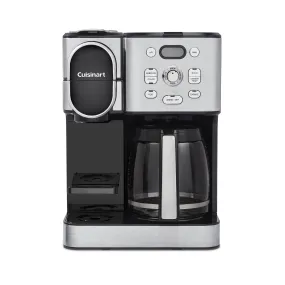 Cuisinart Stainless Coffee Center 2-IN-1 Drip and Pod Coffeemaker  – Single Cup to 12 Cup