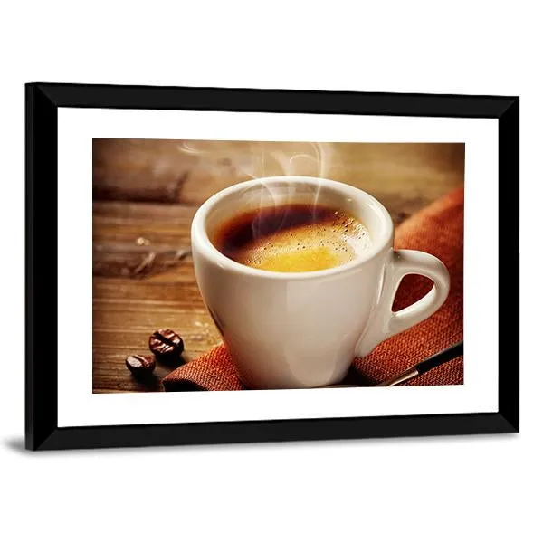 Cup Of Espresso Canvas Wall Art