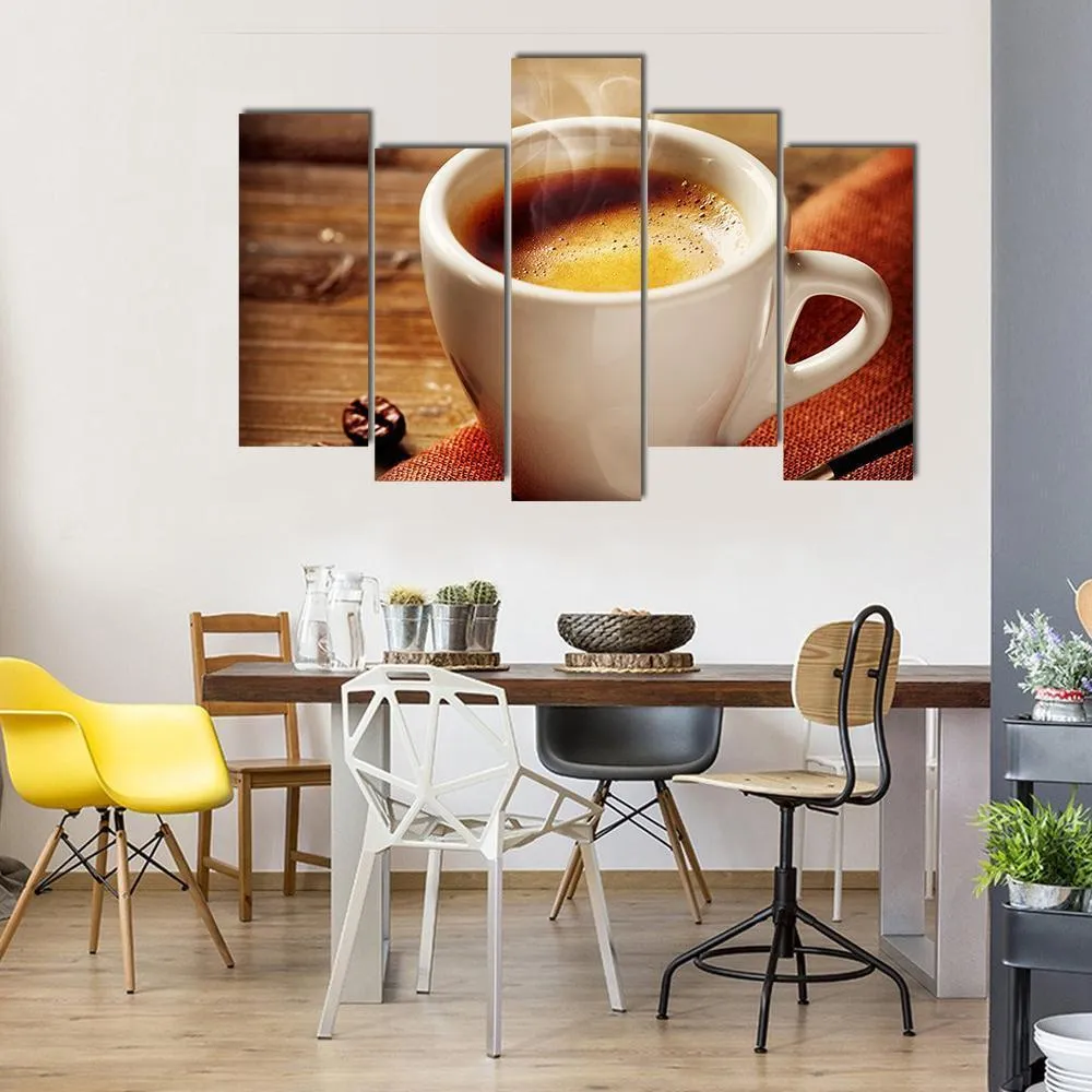 Cup Of Espresso Canvas Wall Art