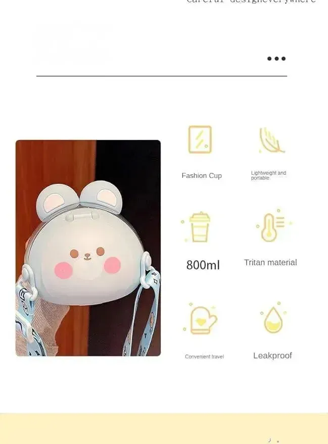 Cute Kawaii MonMon Tritan Bottle (500 ml)