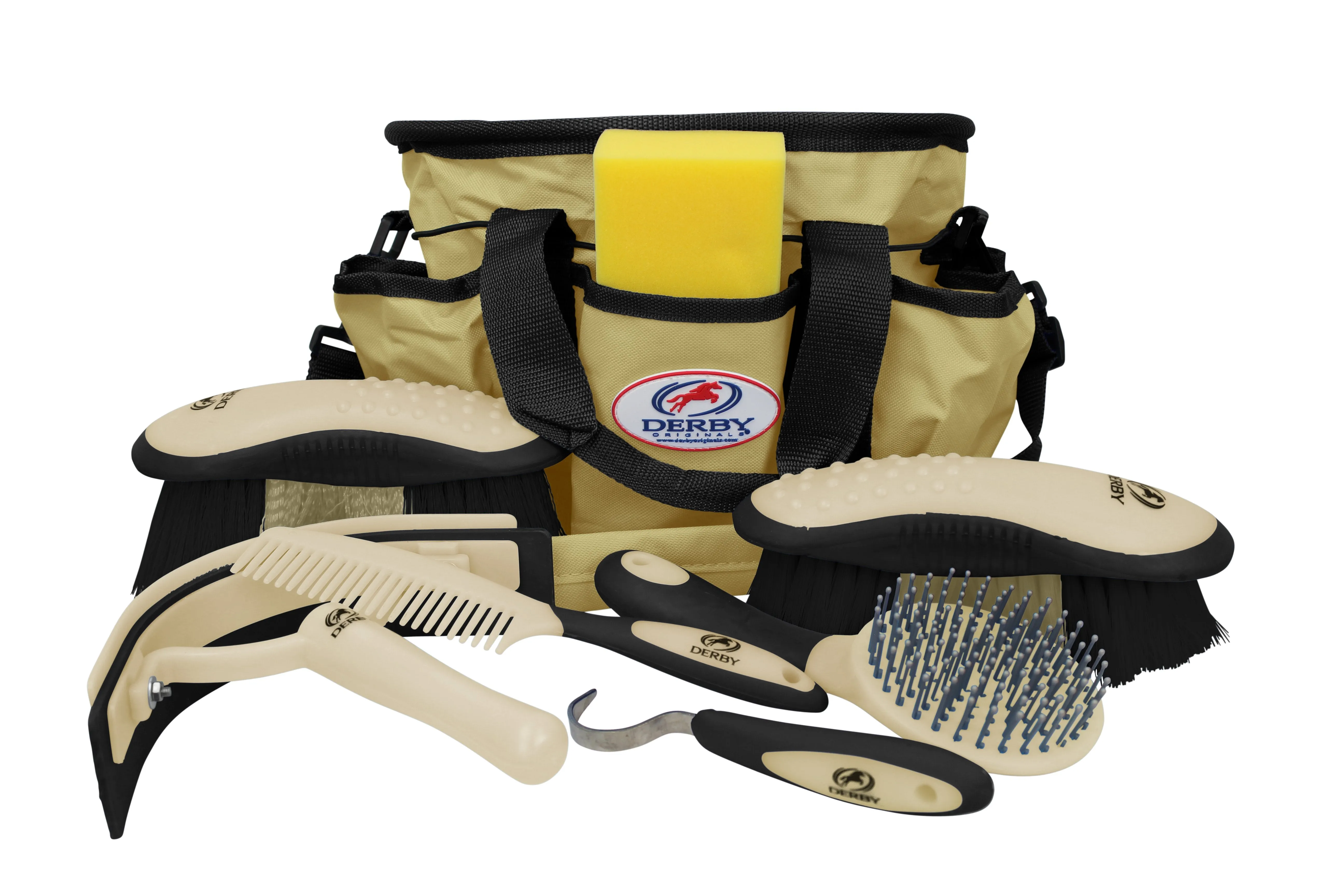 Derby Originals Premium Ringside 8 Item Horse Grooming Kits - Available in Eight Colors