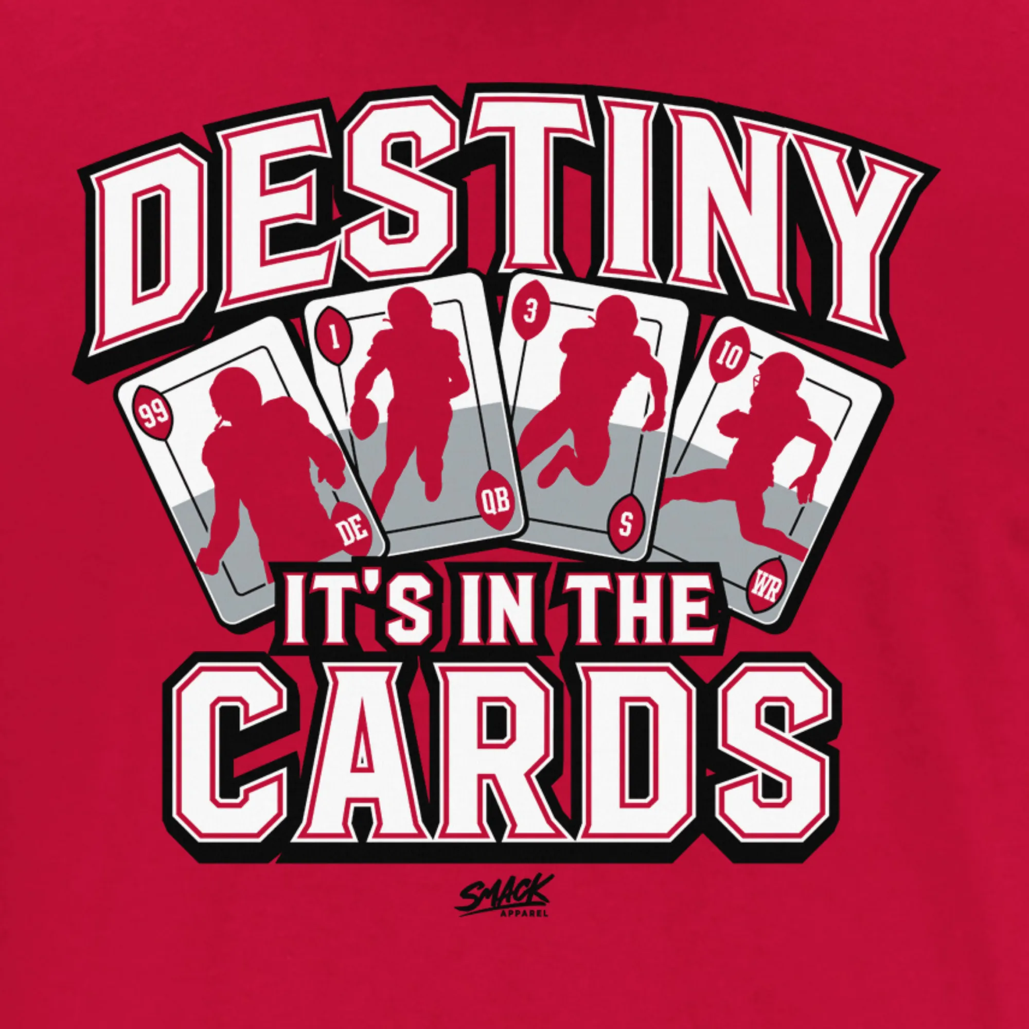 Destiny is in the Cards Shirt for Arizona Football Fans | Unlicensed Arizona T-Shirt