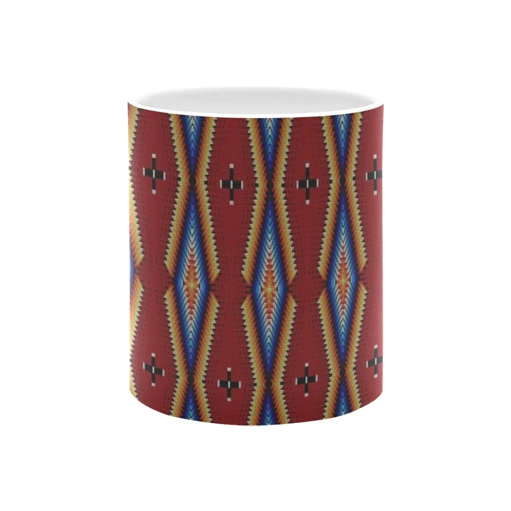 Diamond in the Bluff Red White Mug(11OZ)