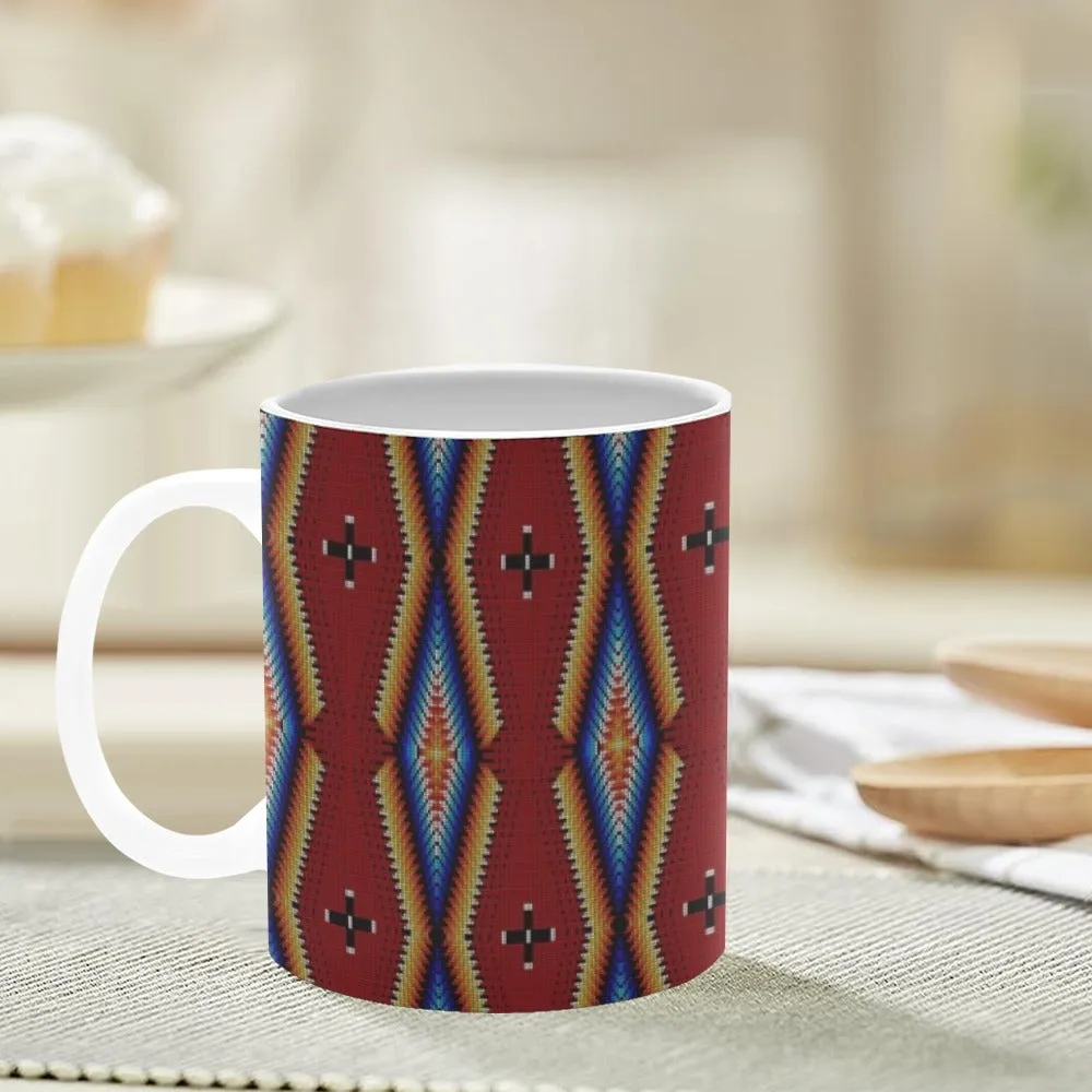 Diamond in the Bluff Red White Mug(11OZ)