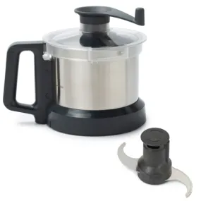 Dito Sama 650231 Bowl for 2.6lt Cutter Mixer with Stainless Steel Rotor and Lid