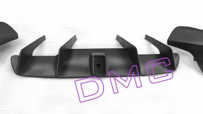 DMC Ferrari 812 Superfast SF GTS Rear Diffuser Forged Carbon Fiber with F1 LED Center Brake Light