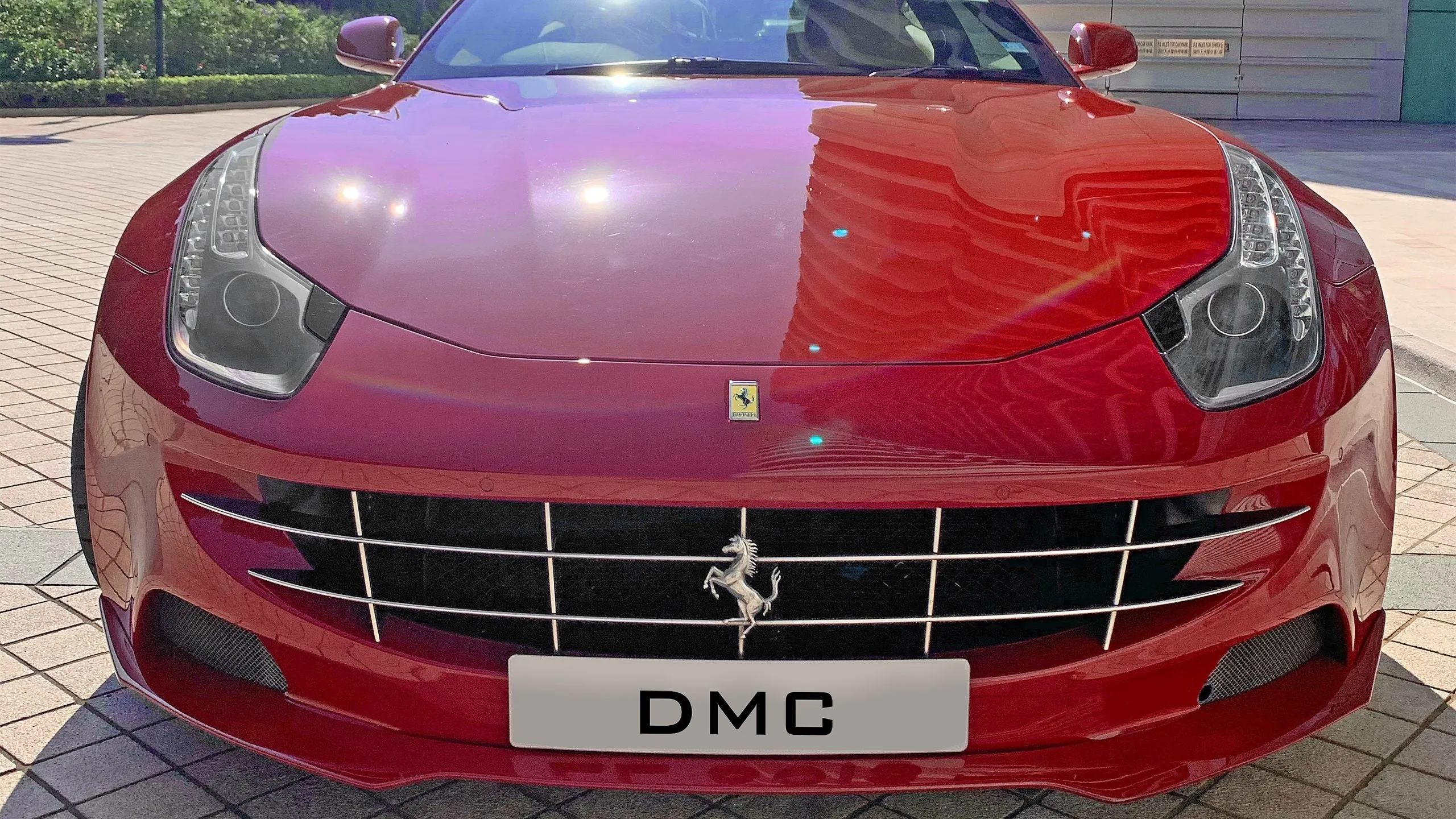 DMC Ferrari FF Carbon Fiber Aero Lip Splitter by DMC fits on the OEM Front Bumper