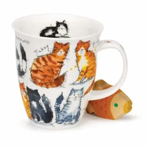 Dunoon Nevis Messy Cats Mug