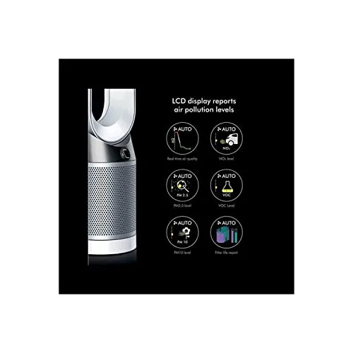 Dyson Pure Cool TP04 Air Purifier Tower Fan-White/Silver