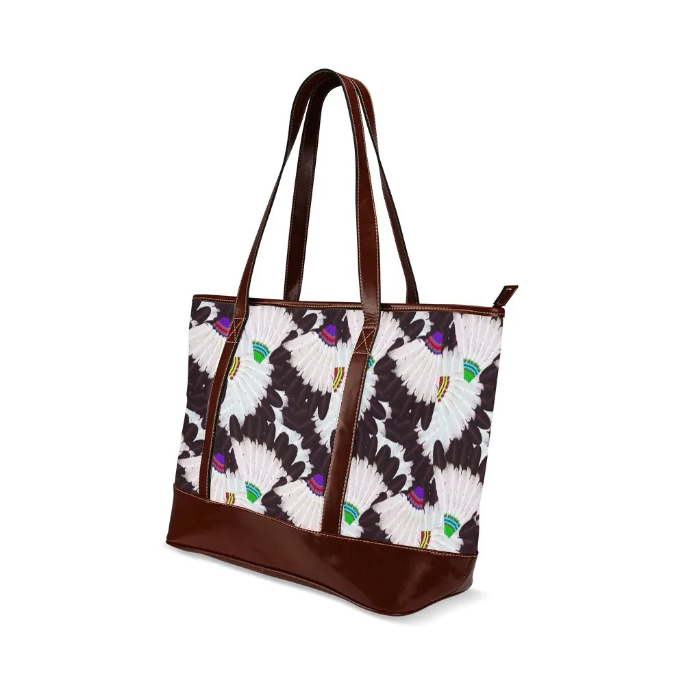 Eagle Feather Fans Tote Handbag