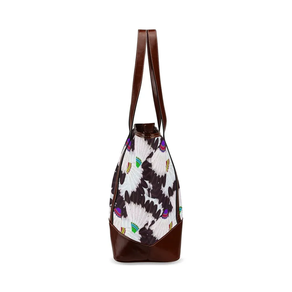 Eagle Feather Fans Tote Handbag