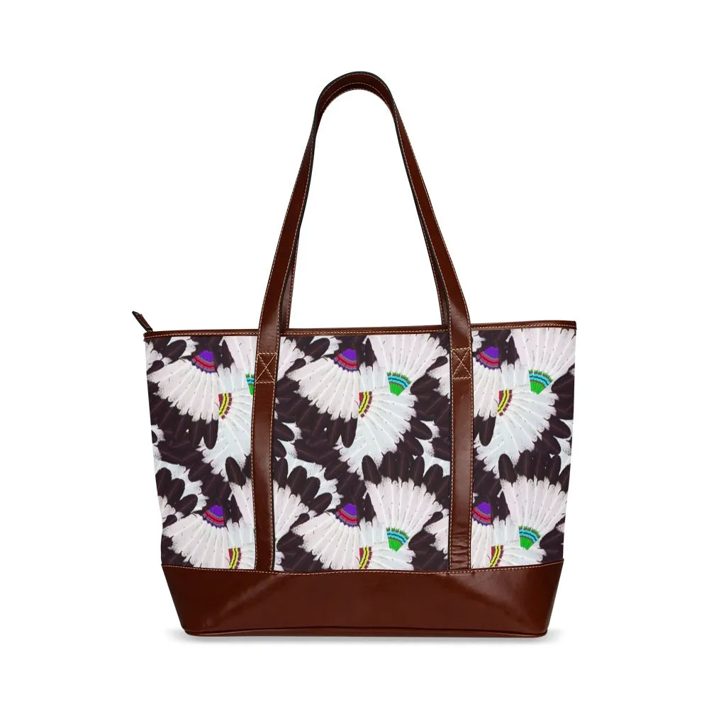 Eagle Feather Fans Tote Handbag