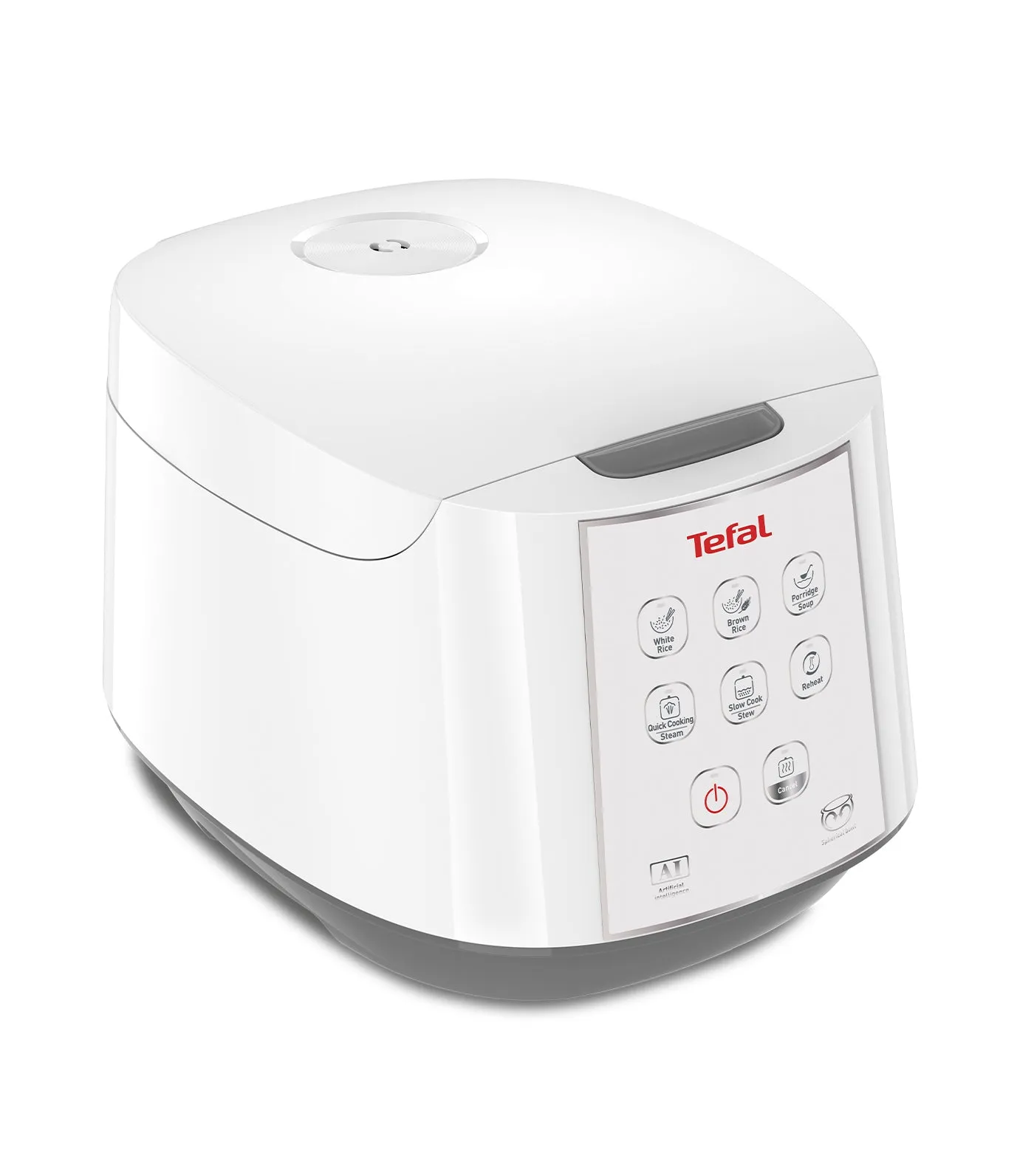 Easy Rice Spherical Pot Rice Cooker - White