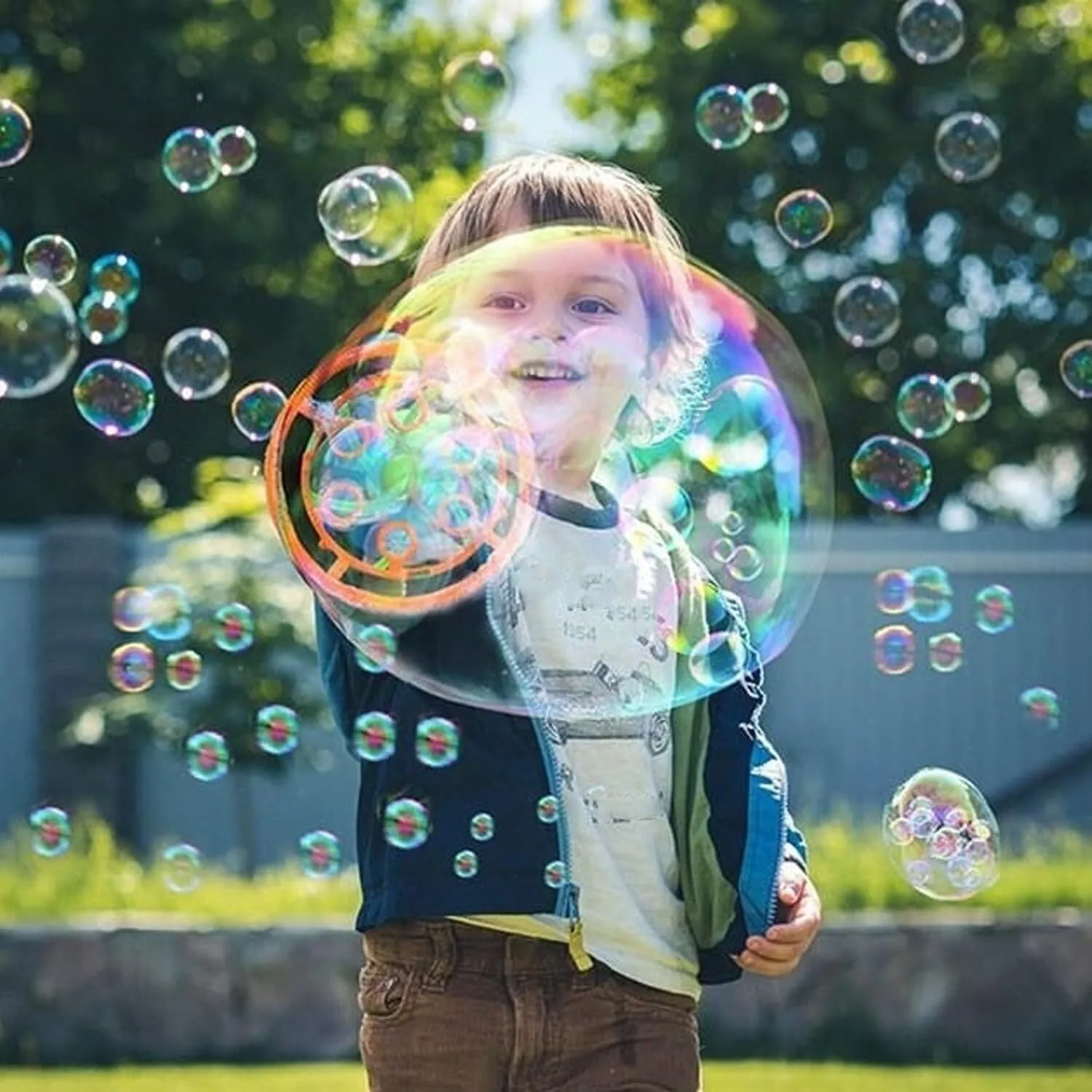 Electric Dino Bubble Machine, Big & Mini Bubbles