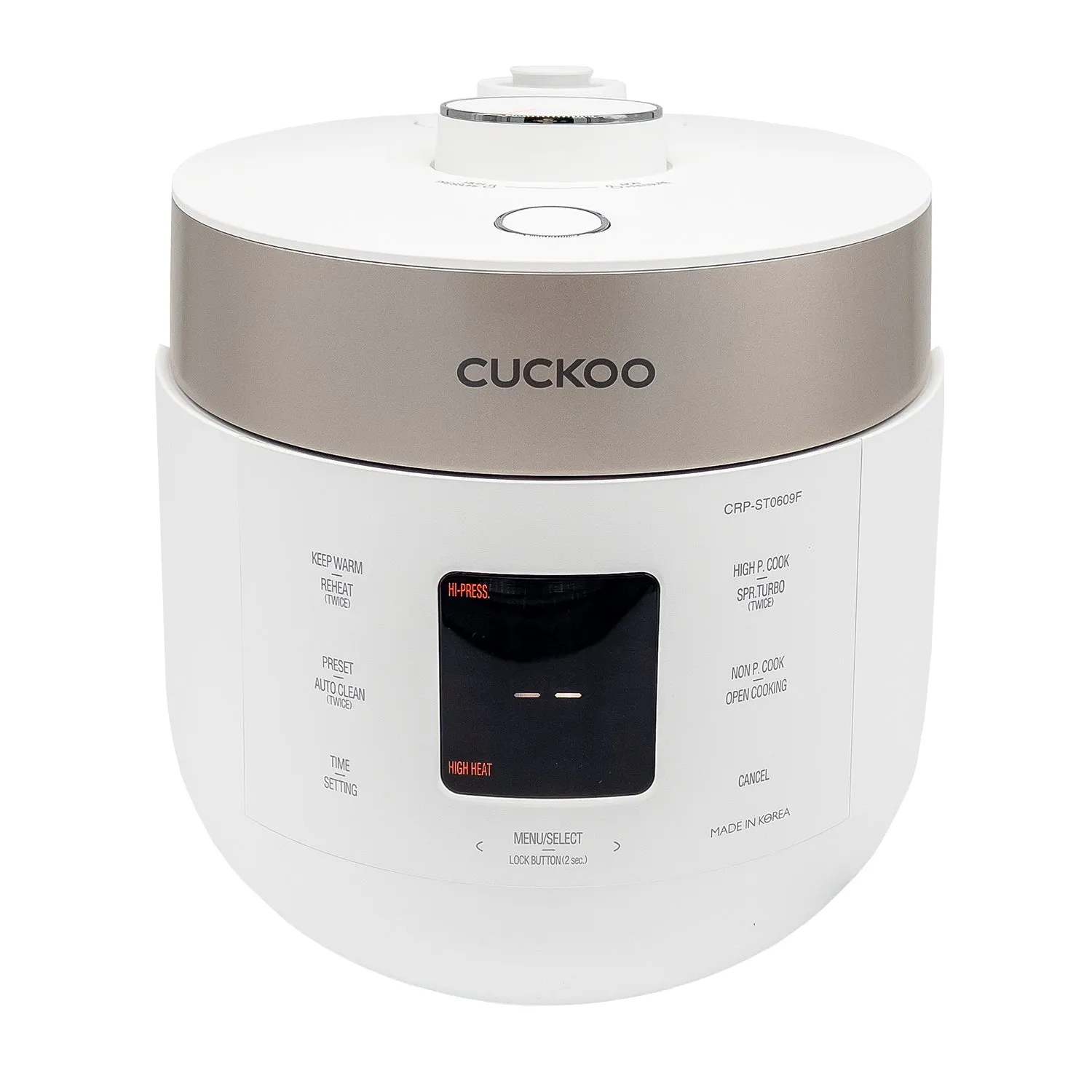 Electric Twin Pressure Rice Cooker White (CRP-ST0609FW) 6 Cups