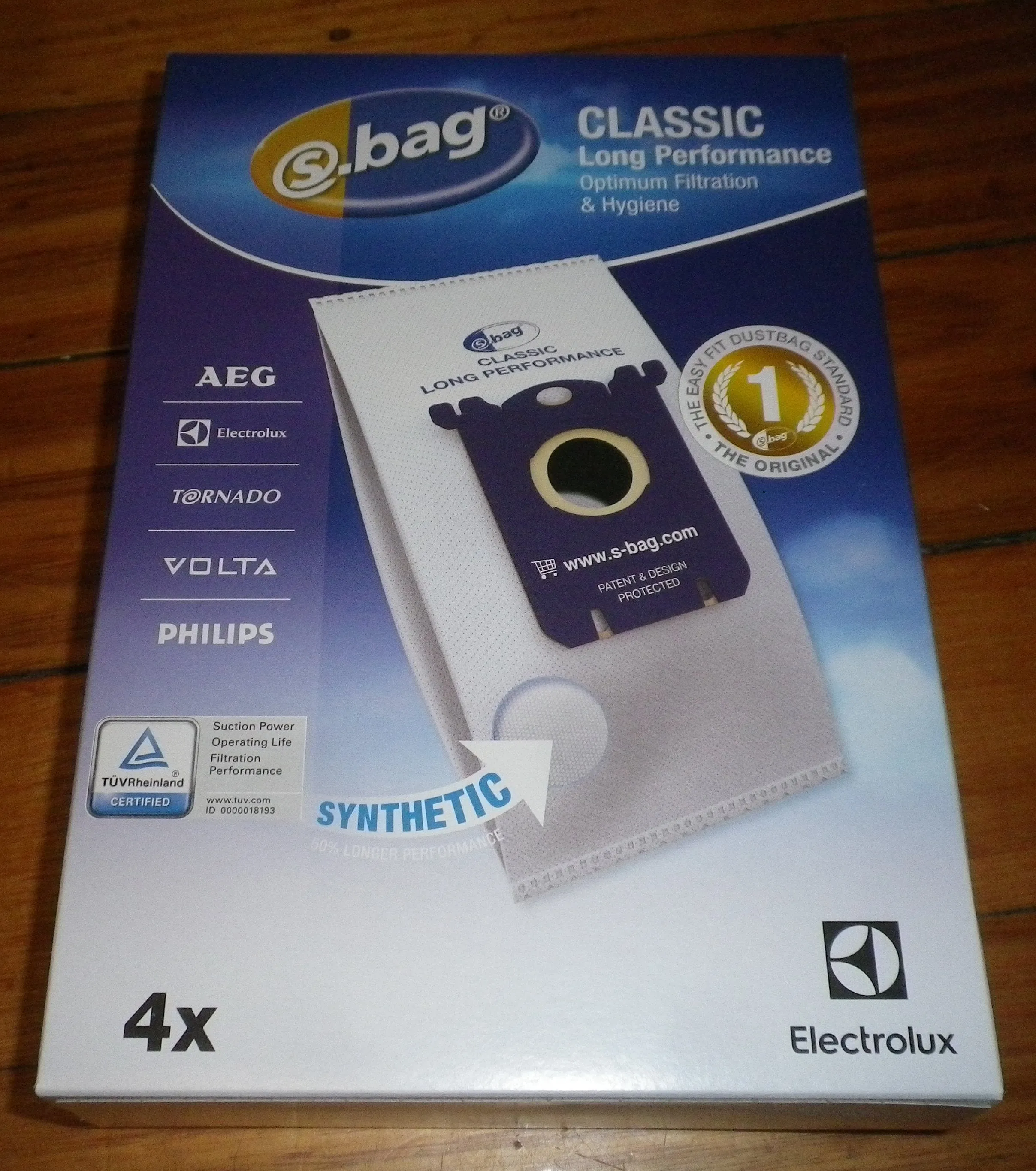 Electrolux Original Genuine Long Performance S-Bag Vacuum Bags. - Part # E201B