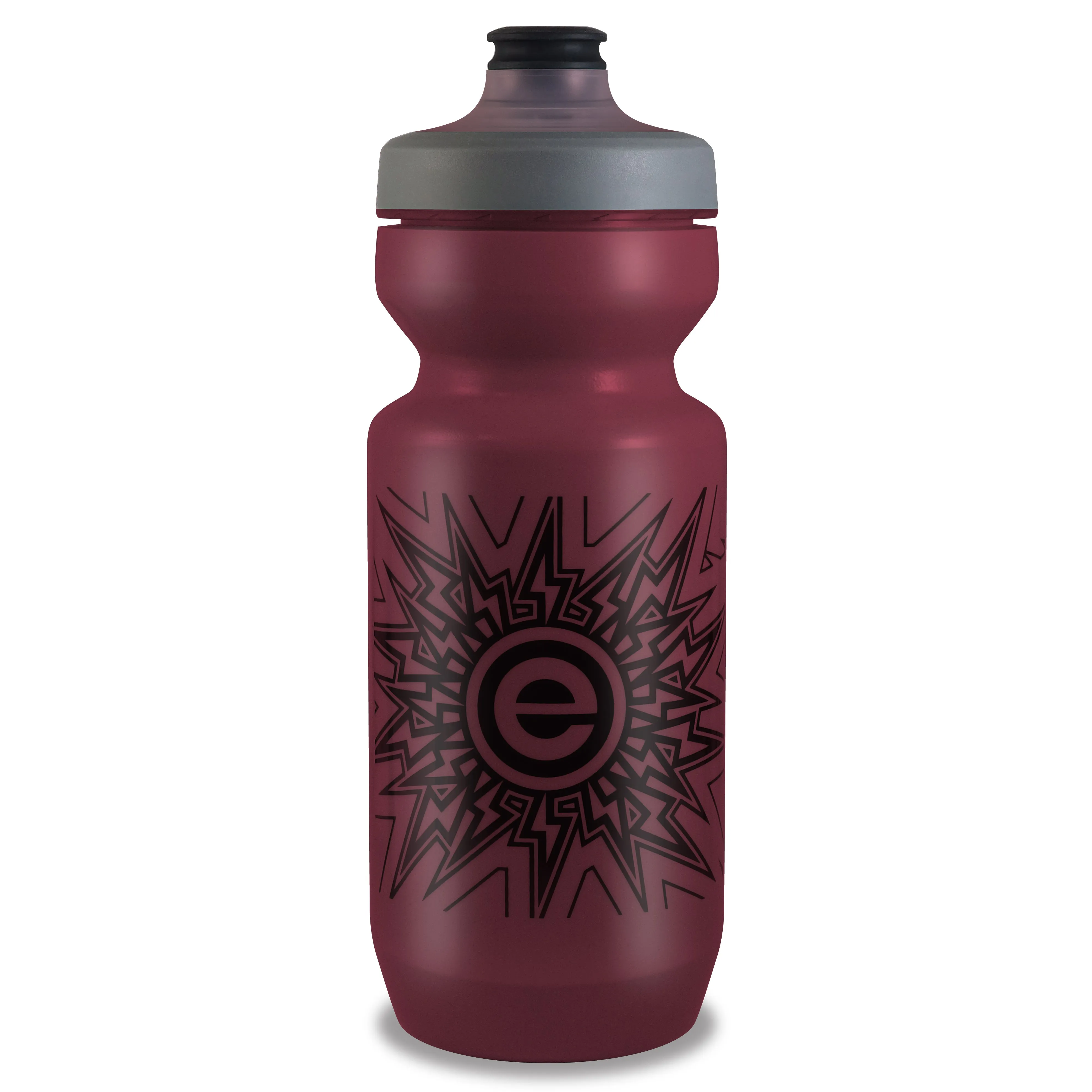 eNGNe - Purist Water Bottle | Premium Bike Water Bottle with Watergate Cap - 22 oz | Dark Burgundy (1-Pack)