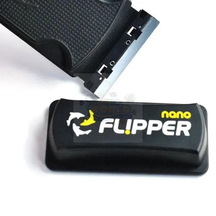 Flipper Nano 2-in-1 Aquarium Cleaner for Glass Tanks Up to 6mm - Effortless Scrubber & Scraper