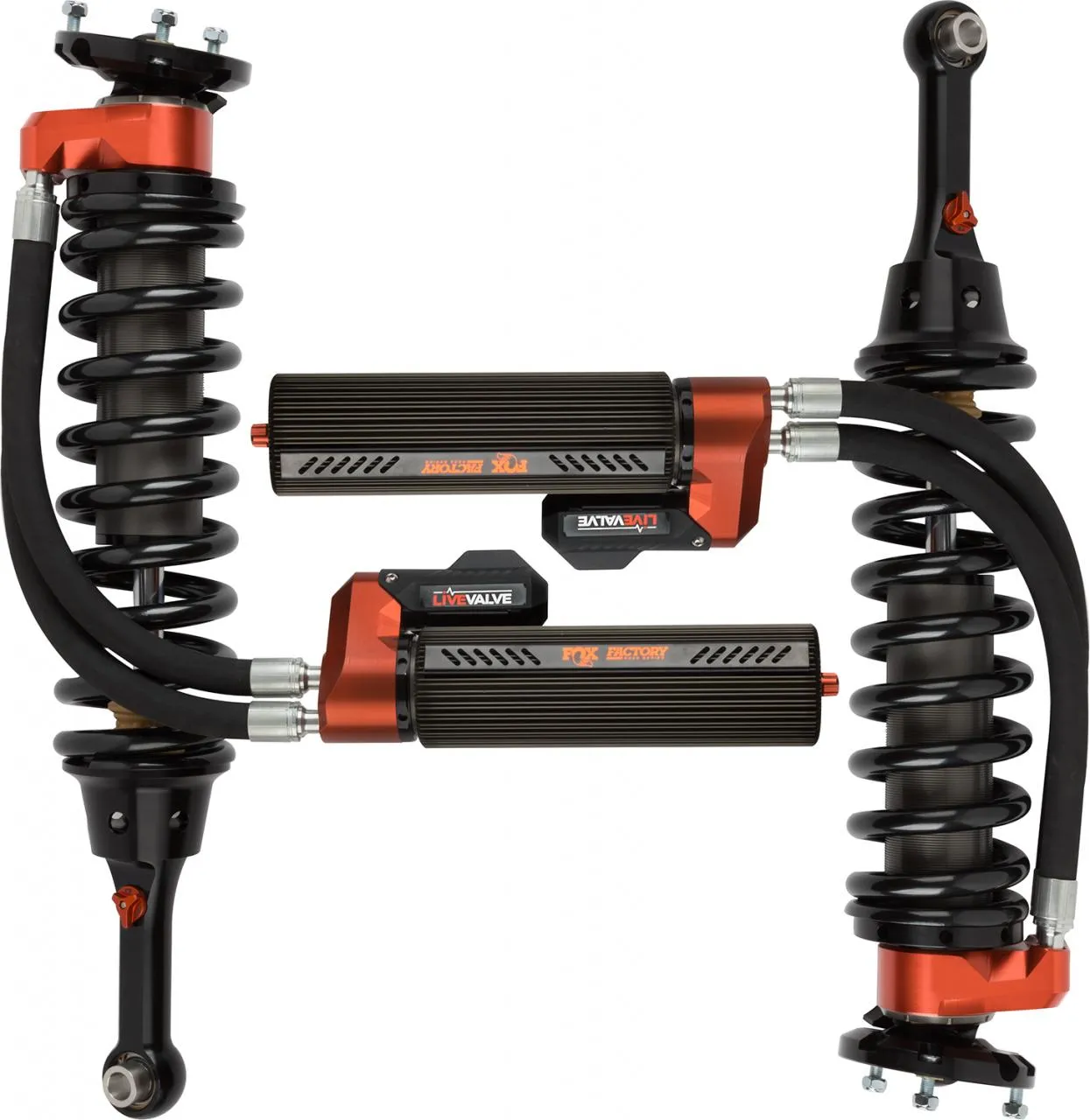 FOX Factory Race Coilovers Ford F150 Raptor (19-20) [7.9 in., 0-2 in. LIFT] Front 3.0 Live Valve Internal Bypass - 883-06-153