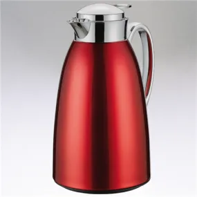 Frieling "Venezia" Insulated Server, glass liner, Red, 34 fl. oz.