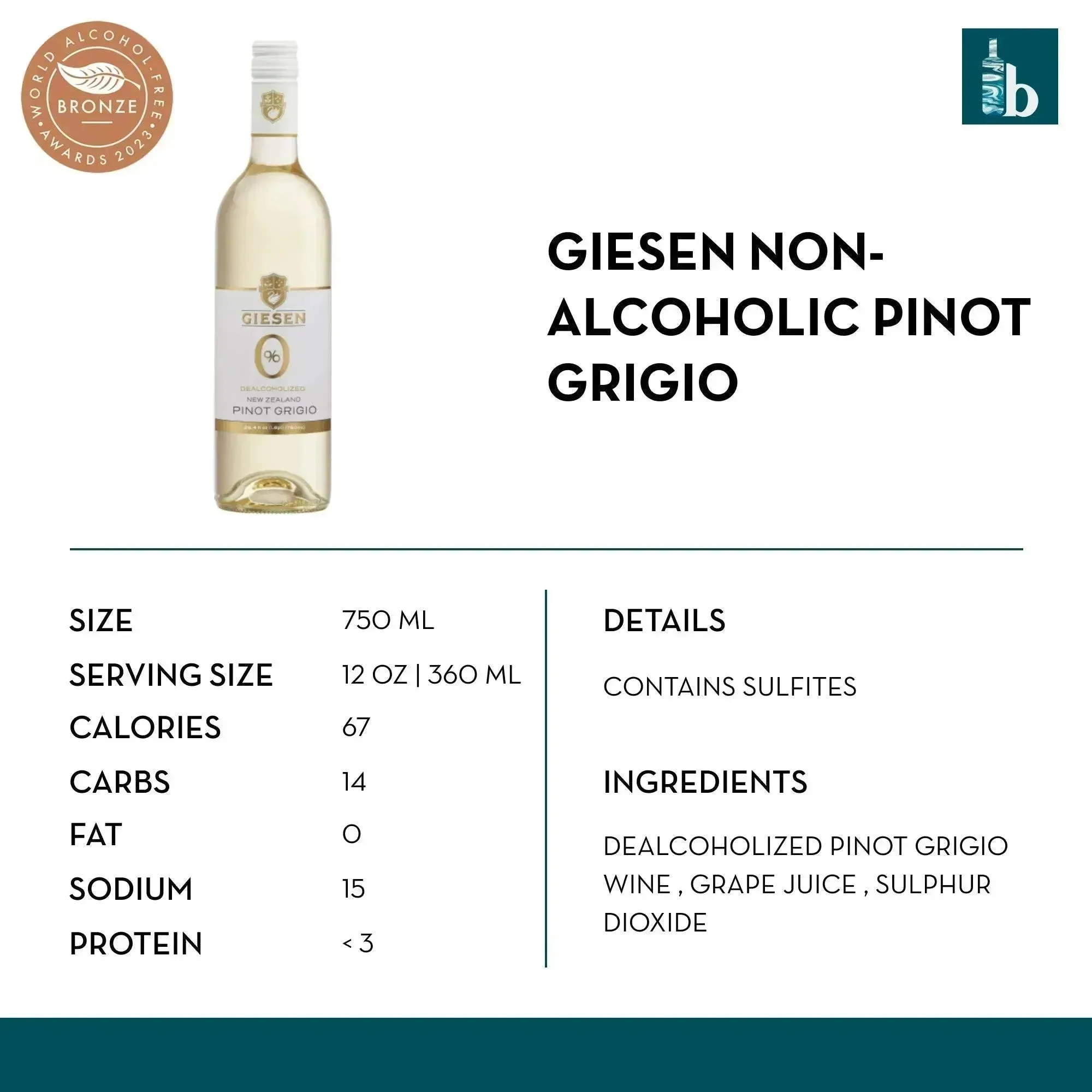 Giesen Non-Alcoholic Pinot Grigio