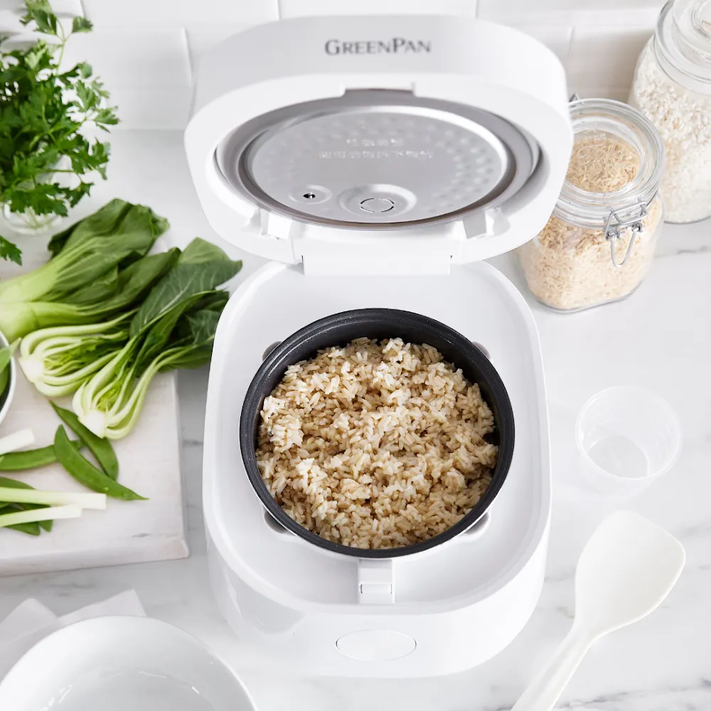 GreenPan Bistro Collection Rice & Grains Cooker - White