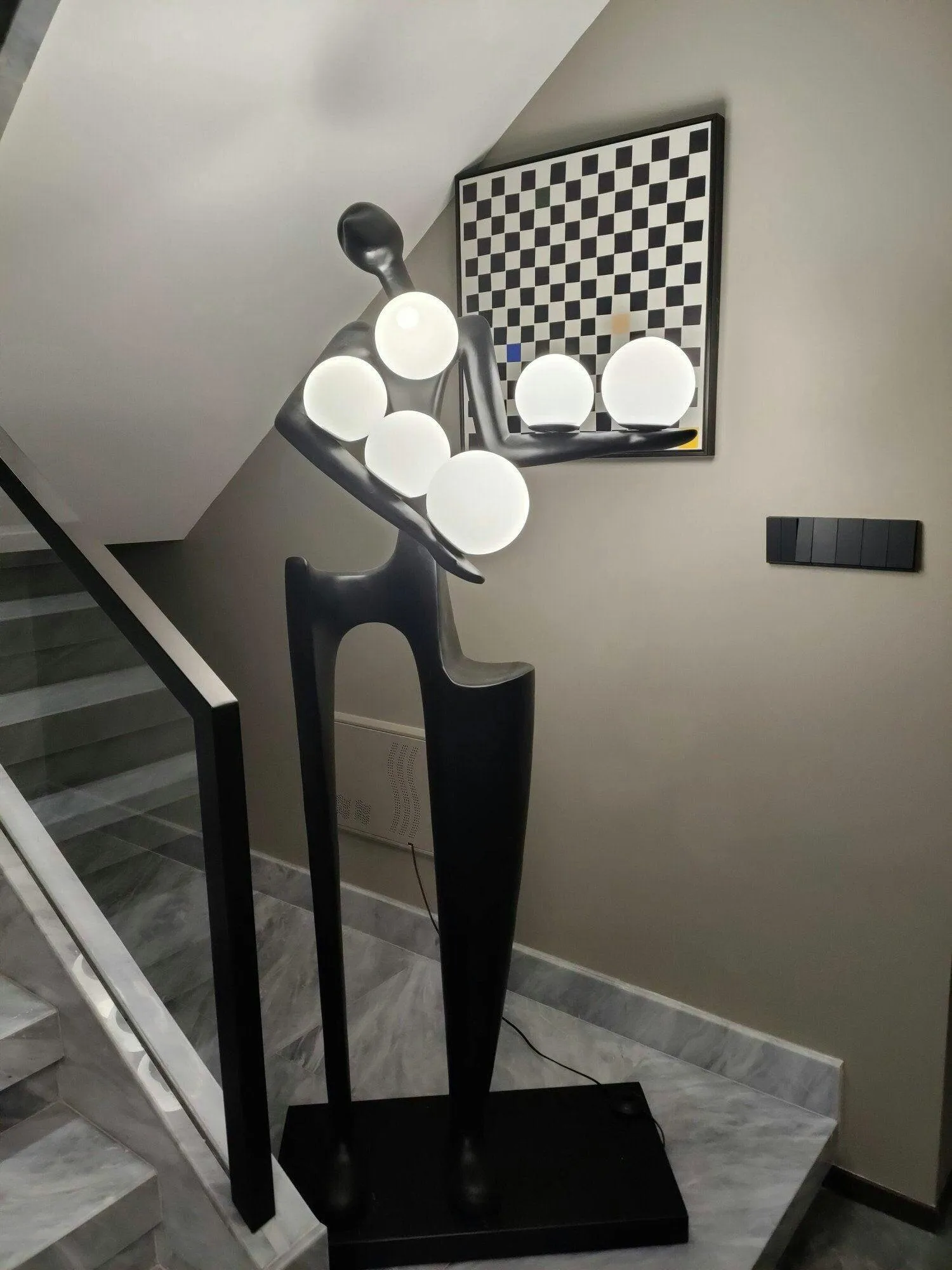 Guardian Sculpture Floor Lamp