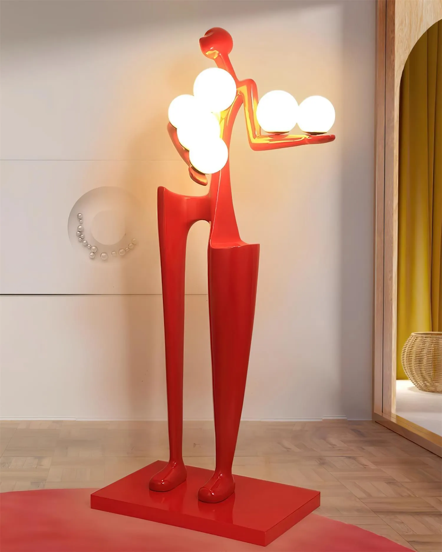 Guardian Sculpture Floor Lamp