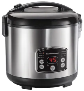 Hamilton Beach 37548 Digital Simplicity Rice Cooker, 14 Cup