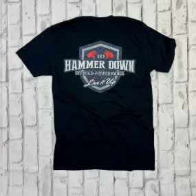 Hammer Down "Off Road Performance" Short Sleeve T-shirt - Black