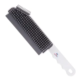 Heart Home Cleaning Brush | Plastic 3 In 1 Mesh Cleaning Brush | Scraper Brush | Washbasin Cleaning Brush | Knife Shape Wiper For Glass Cleaning | White