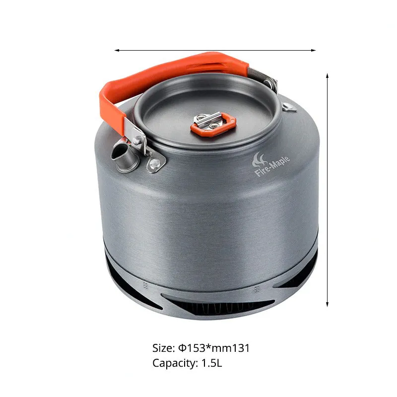 Hiking Kettle Outdoor Camping Cookware Exchange Kettle Tea Coffee Pot