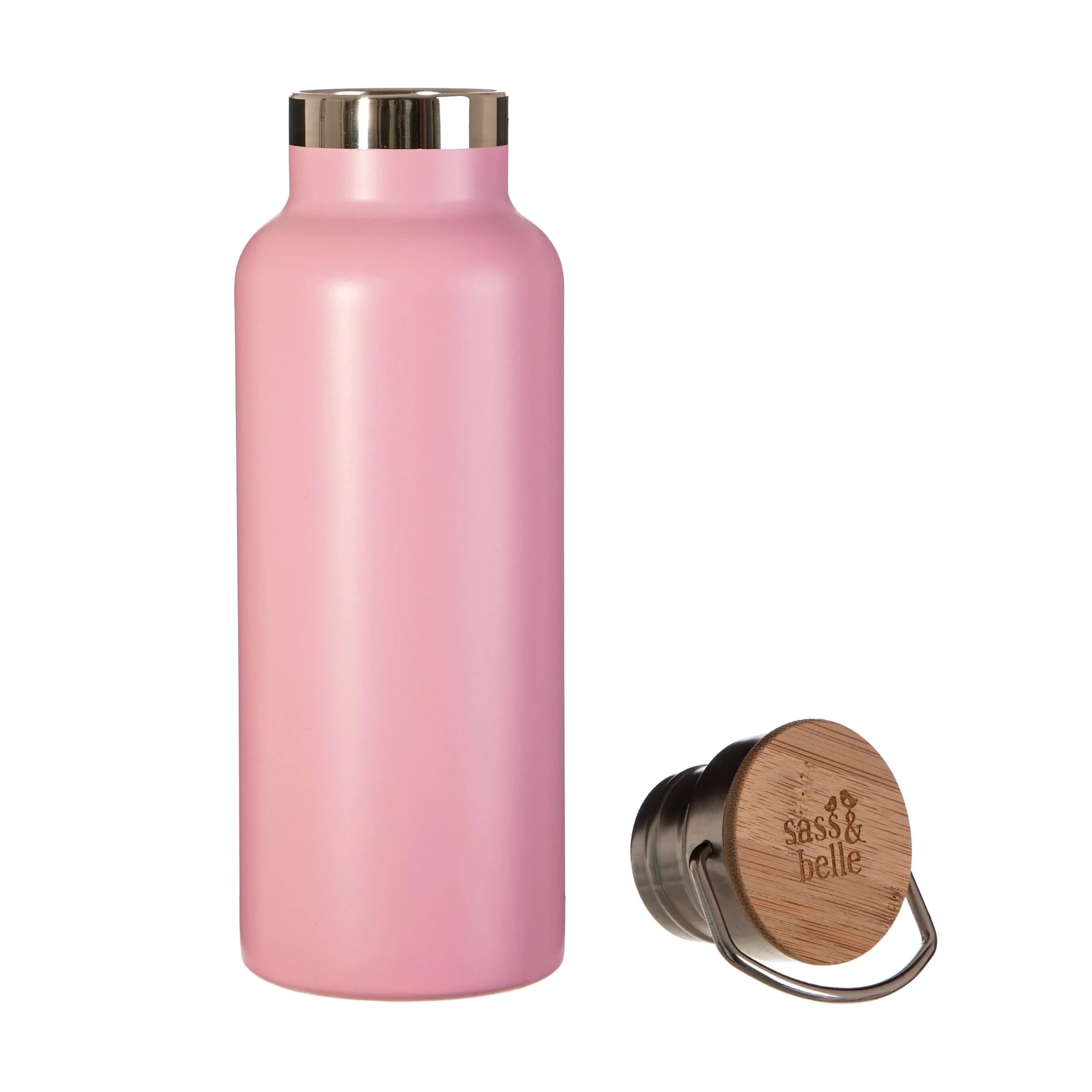 Hot Pink Stainless Steel Water Bottle