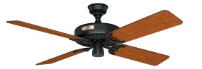 Hunter 52 inch Hunter Original Damp Rated Ceiling Fan and Pull Chain