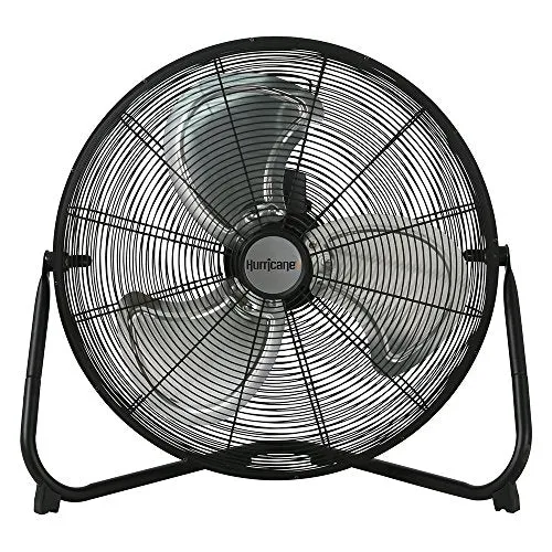 Hurricane Pro High Velocity Metal Floor Fan, 20