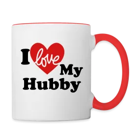 I Love My Hubby : Coffee Mug