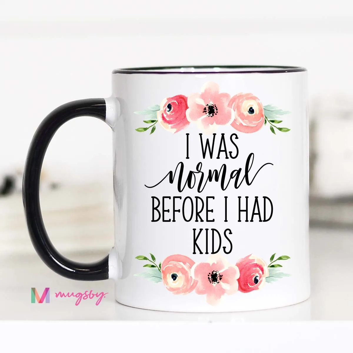 I Was Normal Before Coffee Mug