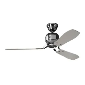 Industrie II Ceiling Fan by Hunter – Brushed Chrome 52″