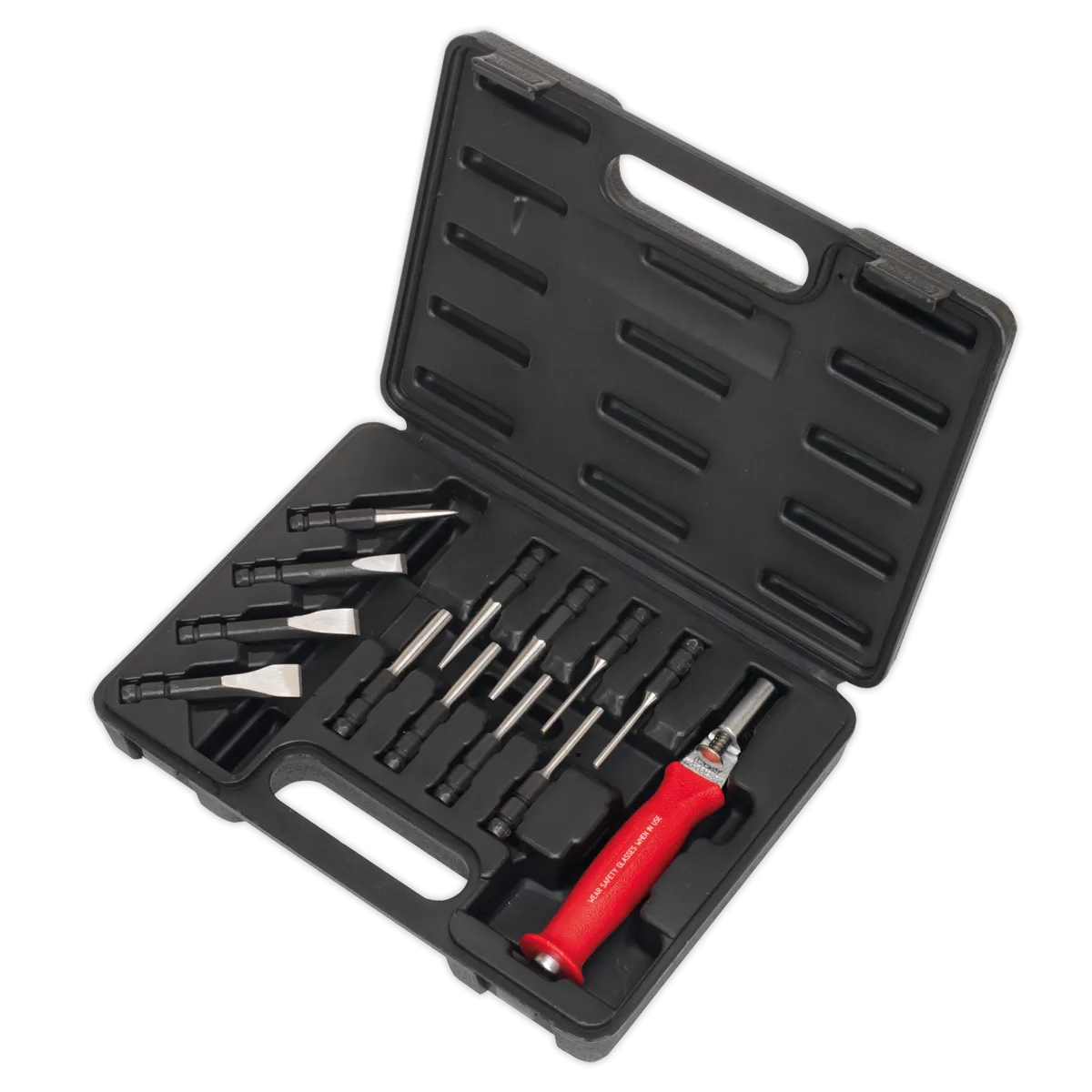 Interchangeable Punch & Chisel Set 13pc