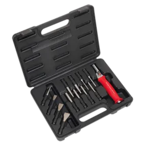 Interchangeable Punch & Chisel Set 13pc