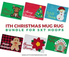 ITH Christmas Mug Rug Bundle