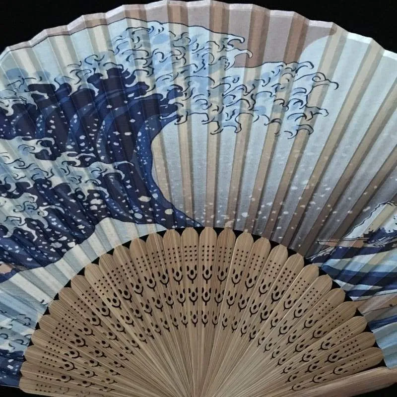 Japanese Folding Fan 【The Great Wave Kanagawa】