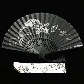 Japanese Folding Fan 【Transparent Koi】