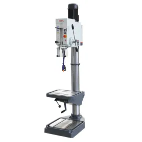 KAKA Industrial GD-40 Gear Head Vertical Drill Press, 8 Steps Speed Adjustable Head Hight Depth DRO Industrial Grade Drilling Tapping Machine with 220V 3 Phase Motor