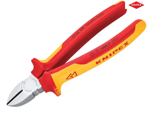 Knipex 70 06 180 180mm VDE Diagonal Cutter