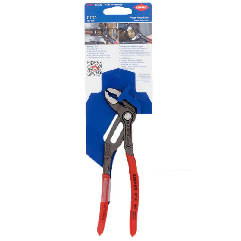 Knipex Cobra 7.25 in. Chrome Vanadium Steel Water Pump Pliers